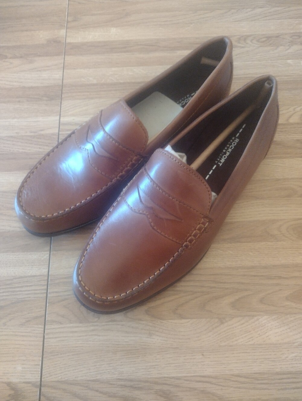 Men's Rockport Walkability Barnaby Classic Penny Loafers Size 9.5 Wide - Picture 2 of 10